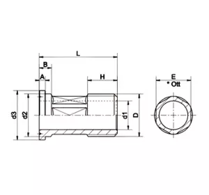 Латунні штуцера Латунні штуцера